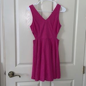 Pink Cut Out Dress